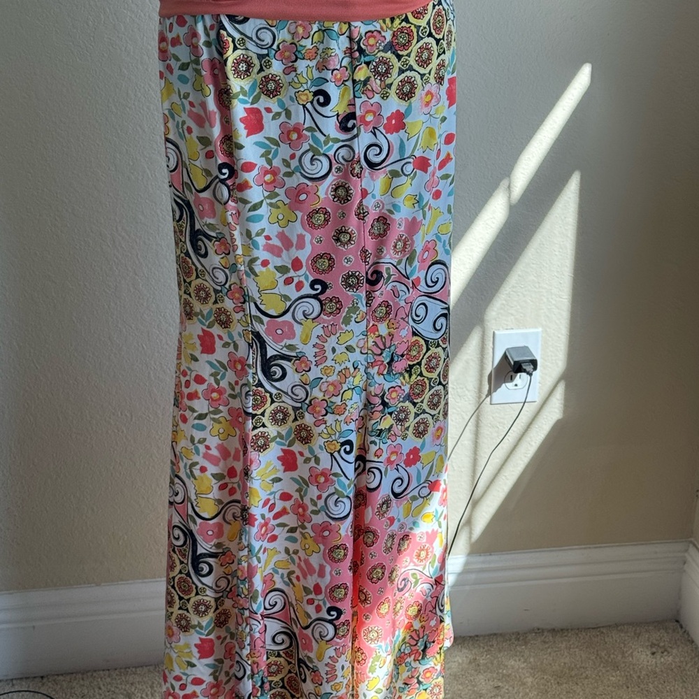 Floral Maxi Skirt - Multicolor - Picture 5 of 6